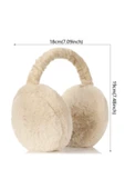 renkli çiçekler Yumuşak Peluş Kulak Isıtıcı Kış Sıcak Kadınlar Erkekler Için Moda Kulak Koruyucu thumbnail 5