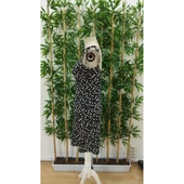 Lucky Life Kadın Ip Askılı Omuzlardan Bağcıklı çiçek Desenli Süprem Elbise - 7