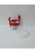 renkli çiçekler Yoğurt Meyve Salata Kabı Çocuklar Için Kaşıklı Kap thumbnail 4