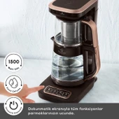 Karaca Çaysever Robotea Pro Connect 4 in 1 Konuşan Cam Çay Makinesi Walnut Brown - 7