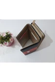 LİONER Kadın Cüzdan Şerit Desenli Kullanışlı Cüzdan Kadın Cüzdanı 17x10x4.5 Cm thumbnail 3
