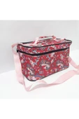 renkli çiçekler Beslenme Çanta Okul İçin Desenli 24x16x14 CM Termoslu Beslenme Çantası - 2