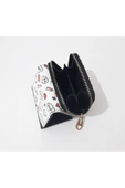 renkli çiçekler Çocuk Cüzdan 11x8x4 CM Beyaz Karışık Desenli Çocuk Cüzdanı thumbnail 5