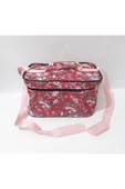 renkli çiçekler Beslenme Çanta Okul İçin Desenli 24x16x14 CM Termoslu Beslenme Çantası - 1