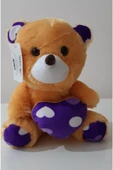 renkli çiçekler 22 Cm Peluş Kalpli Oyuncak Ayı Çocuklar Için Hediye thumbnail 1