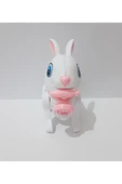 renkli çiçekler 17.5x15 CM Pilli Oyuncak Yürüyen Tavşan Çocuklar İçin Hediye thumbnail 3