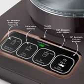 Karaca Çaysever Robotea Pro Connect 4 in 1 Konuşan Cam Çay Makinesi Walnut Brown - 6