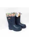 renkli çiçekler Çocuk Çizme Erkek Yağmur Çizmesi thumbnail 6