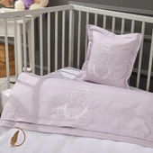 LaFiny King Bebek Nevresim Takımı %100 Pamuk Nevresim, Çarşaf, 2xyastık Kılıfı Kahverengi - 3