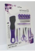 renkli çiçekler Manikür Set 10 Parça Manikür Seti thumbnail 2