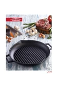 Lava Demir Döküm Tava Metal Kulplu 30 Cm.ızgara Mangal Tadında-fabrika Garantili thumbnail 5