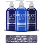 Omega Plus Bad Girl Mavi+Açik Mavi+Gece Mavisi Amonyaksız Renkli Saç Boyası Seti thumbnail 2