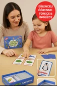 Hafıza Kartları Flash Cards 108 Parça • Türkçe İngilizce Kelime Oyunu • Zeka ve Dikkat Gelişimi - 3