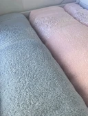 FİESTA %100 HAMAM TAKIMI PEMBE-MAVİ - 2