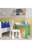 Çocuk Masası, parlak yeşil, 77x55 cm Dikdörtgen thumbnail 3
