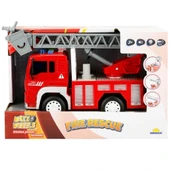 NessiWorld Sesli ve Işıklı Su Fışkırtan İtfaiye Aracı 20 cm. thumbnail 4