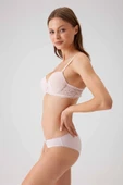 Pierre Cardin Kadın 4561 Milan Push Up Dolgulu Dantelli Çeyiz Sütyen Ve Külot Iç Çamaşır Takımı - 3