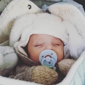 Colour Kauçuk Emzik 6-18 Ay Baby Blue thumbnail 2