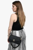 Bayan Çarpraz Askılı Çanta 67-7118 Siyah thumbnail 4