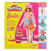 Play Doh Barbie Çiçekli ve Püsküllü Oyun Hamuru Seti thumbnail 3