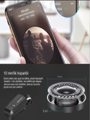 BT 5.4 100mAh Titreşimli Yaka Klipsli Bluetooth Kulaklık - 10M Menzil, Universal Uyumlu, 35CM thumbnail 7
