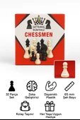 Satranç Dünyası 32 Parça Plastik Satranç Taşı Seti – Dayanıklı, 65 mm Şah Boyu, Tam Takım - 6