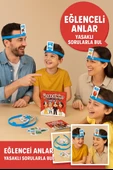 Mini Acaba Kimim? Aile Oyunu – Türkçe İngilizce Zeka ve İfade Geliştiren Kartlı Eğlence Seti - 1