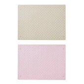 çift taraflı çok amaçlı pano, bej-pembe, 76x56 c thumbnail 1