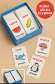 Hafıza Kartları Flash Cards 108 Parça • Türkçe İngilizce Kelime Oyunu • Zeka ve Dikkat Gelişimi - 4