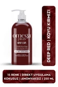 Omega Plus Bad Girl Koyu Kırmızı Amonyaksız Renkli Saç Boyası 250ml thumbnail 2
