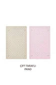 Skadis Çift Taraflı Çok Amaçlı Pano, Bej ve Pembe, 36x56 cm thumbnail 1