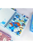 Vuslat Design Stitch Ayraçlı Hologram Kapak Spiralli Defter 120 Yaprak Çizgili - 2