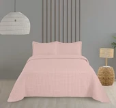 Bella Home Çift Kişilik Sonnia Yatak Örtüsü Seti - Pudra - 1