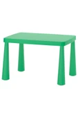 Çocuk Masası, parlak yeşil, 77x55 cm Dikdörtgen thumbnail 1