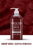 Omega Plus Bad Girl Koyu Kırmızı Amonyaksız Renkli Saç Boyası 250ml thumbnail 3