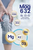EVOPHARMA Magnezyum Mag632, Vitamin B6 Ve Vitamin D3k2 Içeren Kapsül Takviye Edici Gıda thumbnail 6