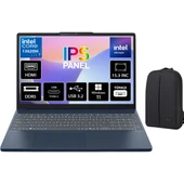 Ideapad Slim 3 Intel Core I7-13620H 12GB Ddr5 1tb SSD 15,3" IPS (1920X1200) Wuxga 300NIT WINDOWS11 Pro Taşınabilir Bilgisayar 83K10061TR & Cimete Çanta thumbnail 1