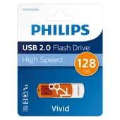 Philips Vivid Serisi 128GB USB 2.0 High Speed Flash Bellek (FM12FD05B/00) - 1