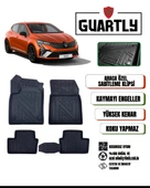 Guartly Renault Clio 5 2019 ve Sonrası Uyumlu Araca Özel Premium 4D Havuzlu Paspas Takımı - 1
