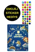 EMOJİLİ STİCKER HEDİYELİ - OKUL ÖNCESİ RESİMLİ KİTAPLAR MASAL - HAYVANAT BAHÇESİNDE UYKU ZAMANI thumbnail 1