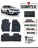 Guartly Toyota Corolla 2013-2018 Arası için Araca Özel 4d Premium Havuzlu Paspas Takımı - 1