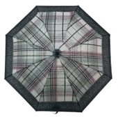 Otomatik Açılır 8 Telli 2 Katlamalı Kadın Şemsiyesi Rüzgara Dayanıklı Kırılmaz Portatif CV26L1 - 1