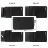 XP-Pen 12 İnçe Kadar Grafik Tabletler İçin Koruyucu Kılıf Çanta Siyah (Deco Serisi ve Artist 12) - 3