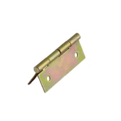 2 Adet Yaprak Menteşe Prinç Sarı No:2 Mobilya Pencere Kapı Duşakabin Dolap Menteşesi İki Kanatlı thumbnail 5