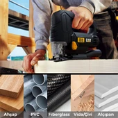 CAT DX5310 550Watt Profesyonel Devir Ayarlı Dekupaj Testere + DA06901 10 Parça Testere Ucu - 4