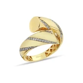 Altın Taşlı Set Yüzük - 1