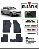 Guartly Fiat Egea Sedan 2015 Sonrası Için Araca Özel Premium 4d Havuzlu Paspas Takımı - 1