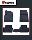 Guartly Renault Clio 5 2019 ve Sonrası Uyumlu Araca Özel Premium 4D Havuzlu Paspas Takımı - 2