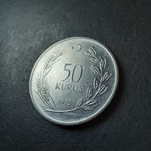 Escoines Koleksiyon 3996368f56be890d3f 1975 Akmonital 50 Kuruş ÇÇT+/ÇA eski madeni para thumbnail 4