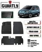 Guartly Fiat Doblo 2023 ve Sonrası Uyumlu Araca Özel 4d Premium Havuzlu Paspas Takımı - 1